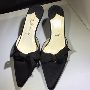 Black Satin and bows!